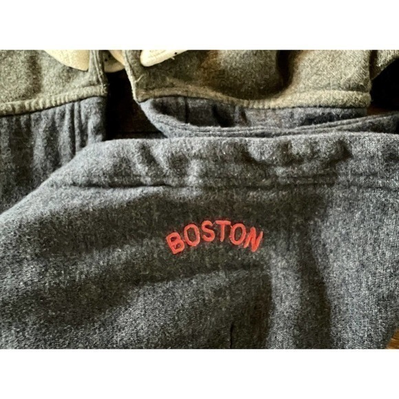 Women’s Blue Red Boston Long Sleeved Hoodie Sweatshirt Sz:Large EUC - Picture 7 of 8